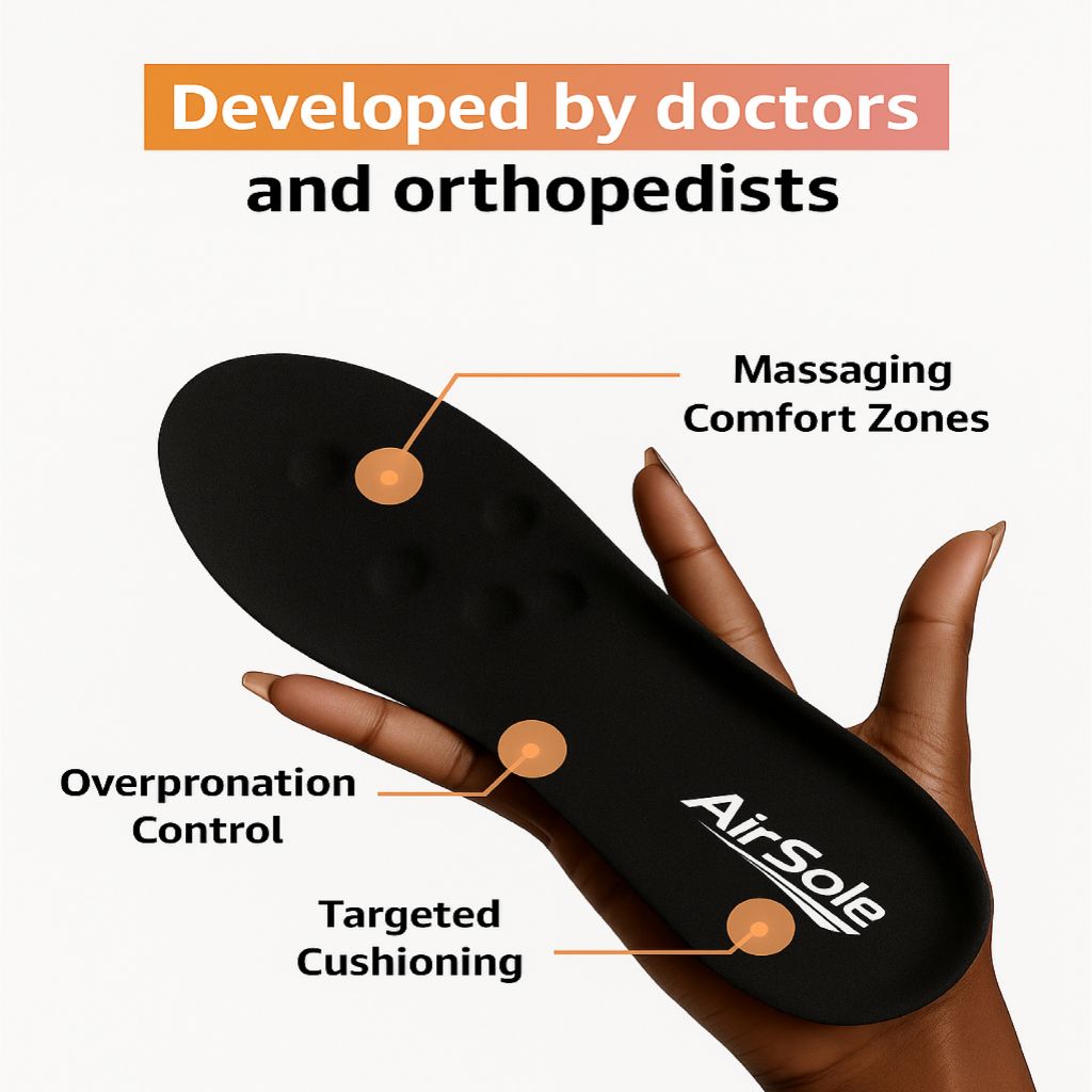 Airsole Insoles for Men and Women - 4D Technology Insole
