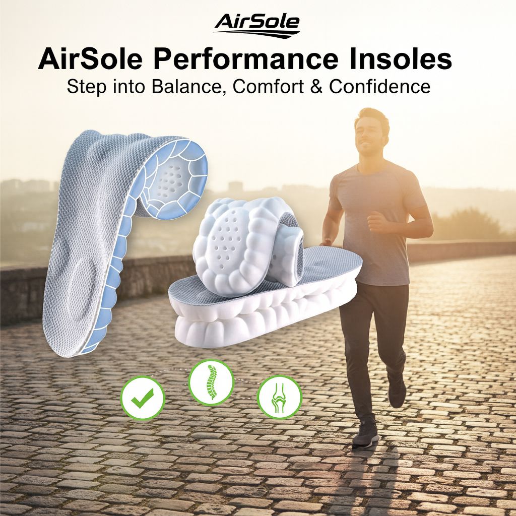 Airsole Insoles for Men and Women - 4D Technology Insole