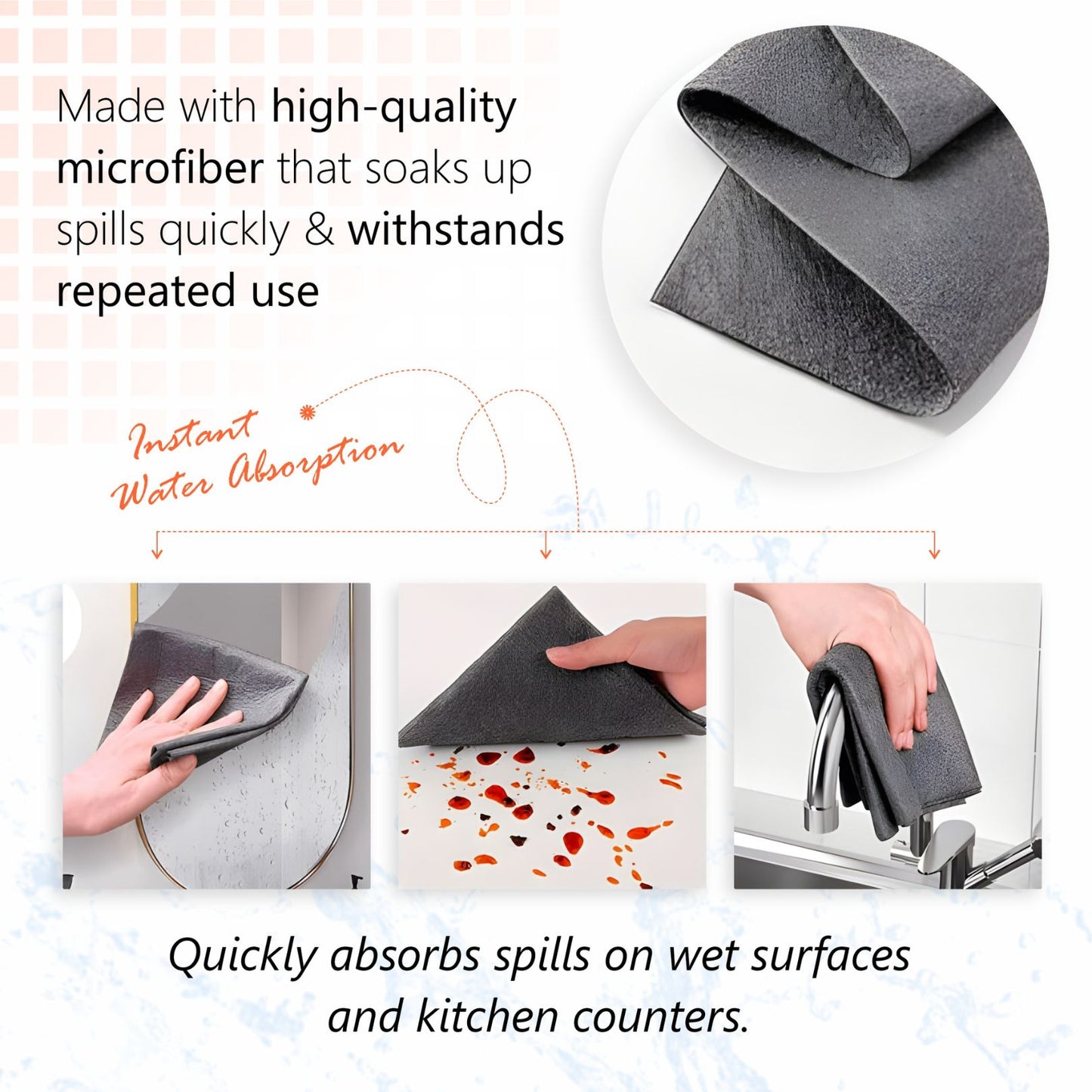 Magical Cleaning Cloth - Pack of 5