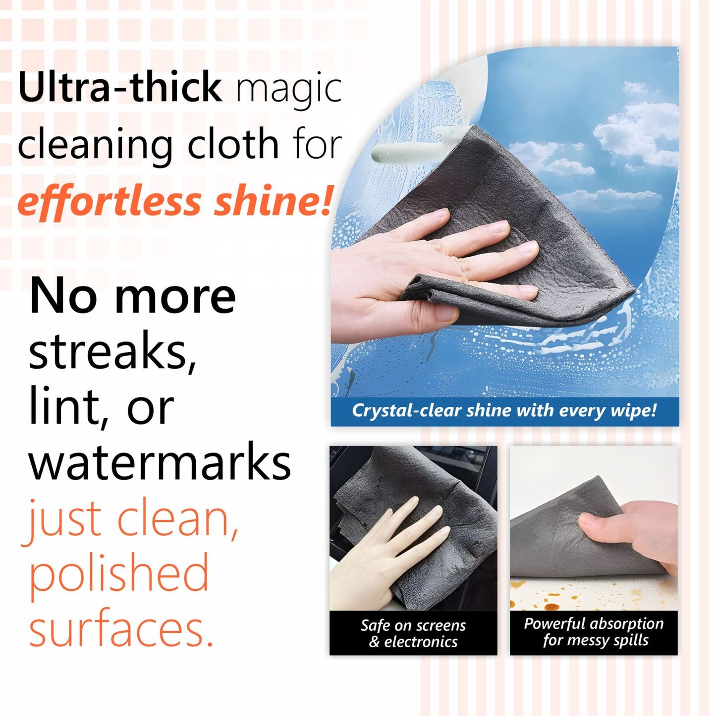 Magical Cleaning Cloth - Pack of 5