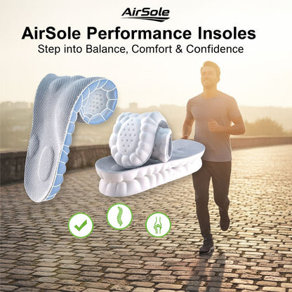 Airsole Insoles for Men and Women - 4D Technology Insole
