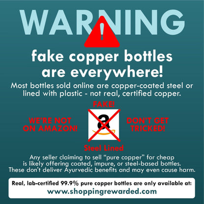 Pure Copper Water Bottle