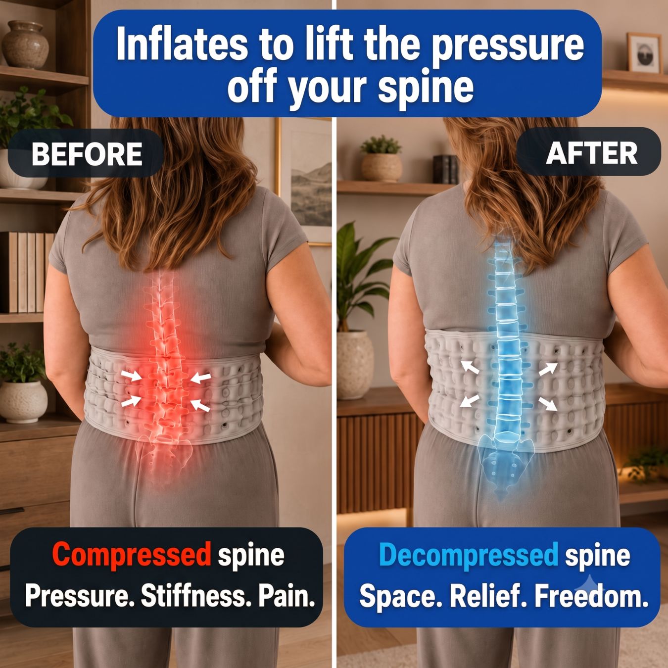 Decompression Therapy Belt - 4 in 1