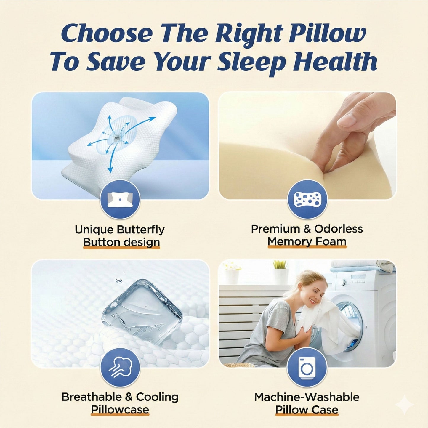 The Wake Up Pain-Free Pillow